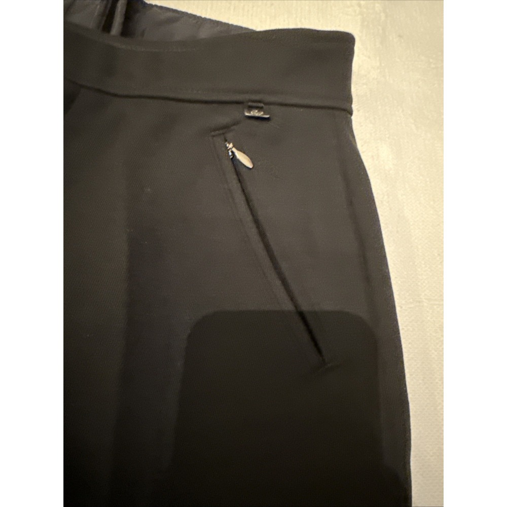 Vintage Roffe Women's Large Wool Blend Ski Pants Black   12 ‎ closure Bottom/dr - Picture 5 of 13